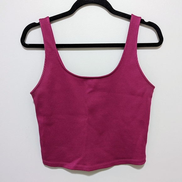 Ribbed crop top - Picture 1 of 4